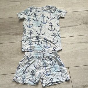 Posh Peanut Anchors Away Print Pajamas / Casual Set